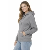 Bluza dresowa damska z kapturem kolor szary roz.L